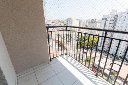 Varanda da Sala de apartamento para alugar com 2 quartos, 63m² em Vila Antonieta, São Paulo