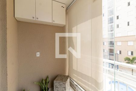 Varanda da Sala de apartamento à venda com 2 quartos, 55m² em Vila Agua Funda, São Paulo