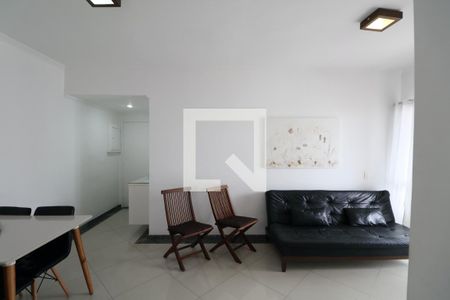 Sala de apartamento para alugar com 3 quartos, 98m² em Loteamento Joao Batista Juliao, Guarujá