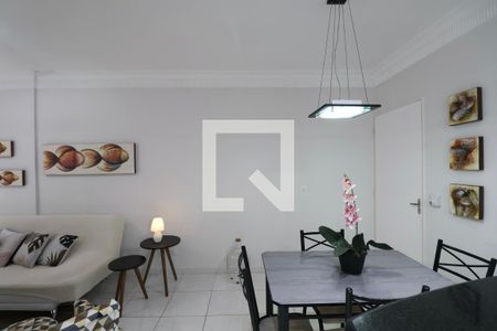 Sala de apartamento para alugar com 1 quarto, 65m² em Enseada, Guarujá