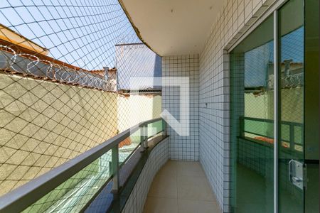 Varanda da Suíte  de apartamento à venda com 3 quartos, 120m² em Barreiro, Belo Horizonte