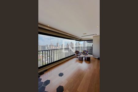 Varanda da Sala de apartamento à venda com 3 quartos, 163m² em Vila Mariana, São Paulo