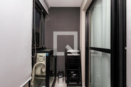 Varanda de kitnet/studio para alugar com 1 quarto, 23m² em Centro, São Paulo