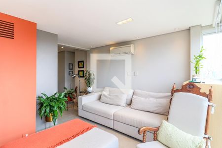 Sala de TV/Varanda de apartamento à venda com 2 quartos, 70m² em Campo Belo, São Paulo