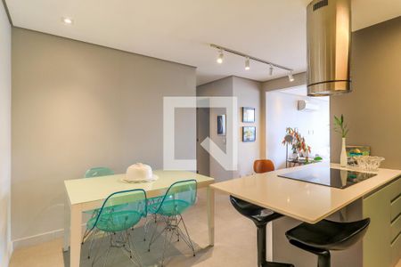 Sala de Jantar de apartamento à venda com 2 quartos, 70m² em Campo Belo, São Paulo