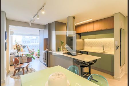 Sala de Jantar de apartamento à venda com 2 quartos, 70m² em Campo Belo, São Paulo