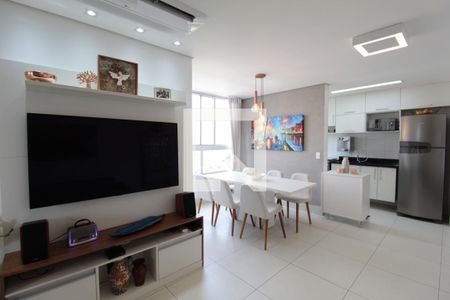 Sala de apartamento à venda com 3 quartos, 70m² em Liberdade, Belo Horizonte