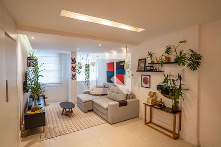 Sala de apartamento para alugar com 1 quarto, 78m² em Laranjeiras, Rio de Janeiro