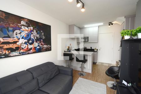 Sala/Cozinha de apartamento para alugar com 1 quarto, 65m² em Vila Castelo, São Paulo