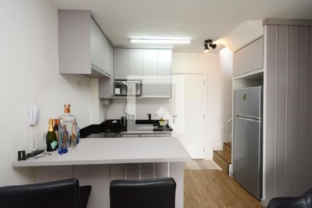 Sala/Cozinha de apartamento para alugar com 1 quarto, 65m² em Vila Castelo, São Paulo