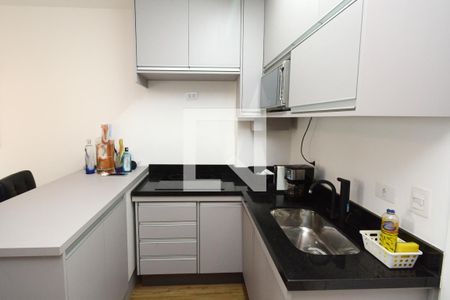 Sala/Cozinha de apartamento para alugar com 1 quarto, 65m² em Vila Castelo, São Paulo