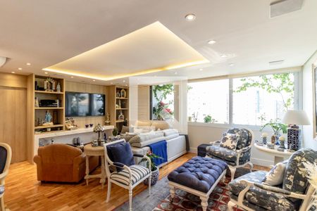 Sala de apartamento à venda com 2 quartos, 96m² em Indianópolis, São Paulo