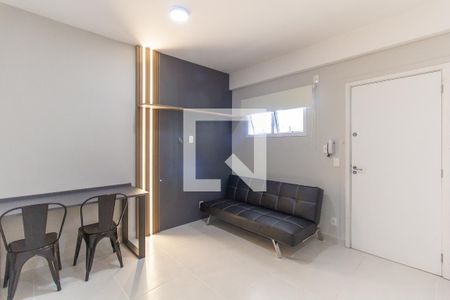 Studio Sala de apartamento para alugar com 1 quarto, 28m² em Luz, São Paulo