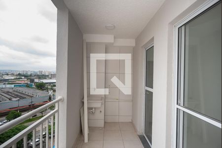 Varanda de apartamento à venda com 2 quartos, 45m² em Várzea da Barra Funda, São Paulo