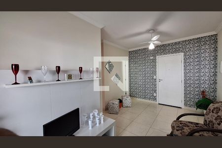 Sala de apartamento para alugar com 1 quarto, 55m² em Caiçara, Praia Grande