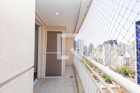 Varanda da Sala de apartamento à venda com 3 quartos, 74m² em Bela Vista, São Paulo