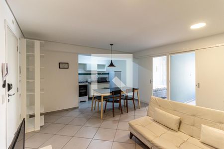 Sala de apartamento para alugar com 2 quartos, 50m² em República, São Paulo