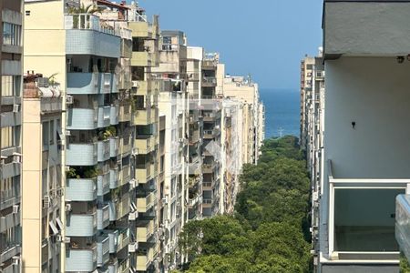 Varanda - vista de apartamento à venda com 3 quartos, 100m² em Copacabana, Rio de Janeiro