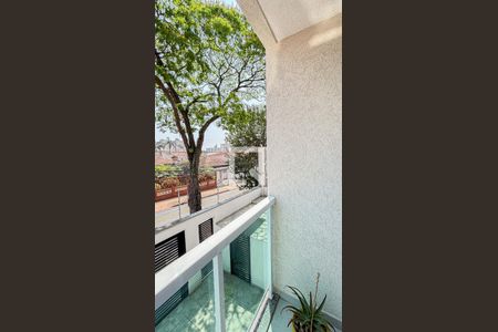 Varanda Suíte de apartamento à venda com 2 quartos, 56m² em Jardim Bela Vista, Santo André