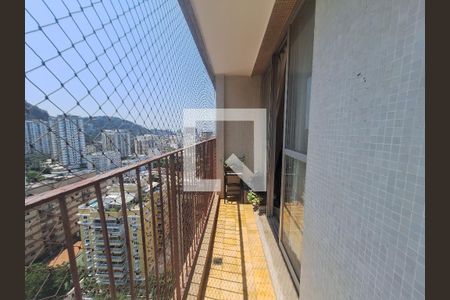 Varanda  de apartamento à venda com 3 quartos, 100m² em Botafogo, Rio de Janeiro