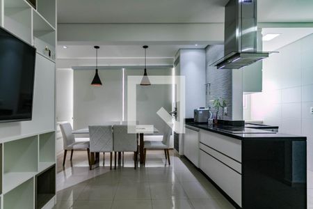 Sala de apartamento para alugar com 1 quarto, 43m² em Loteamento Mogilar, Mogi das Cruzes