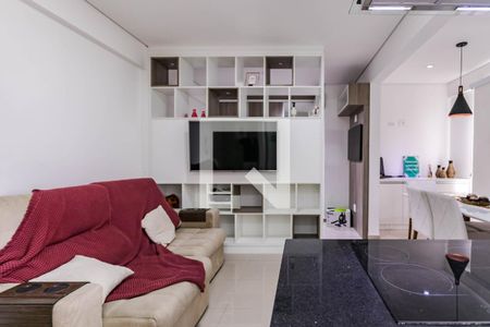 Sala de apartamento para alugar com 1 quarto, 43m² em Loteamento Mogilar, Mogi das Cruzes