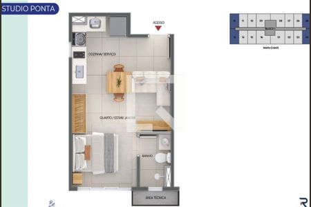 Apartamento à venda com 1 quarto, 24m² em Nova Suíça, Belo Horizonte