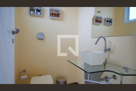 Lavabo - Sala de casa de condomínio para alugar com 5 quartos, 336m² em Cacupé, Florianópolis