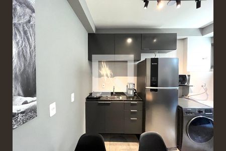 Cozinha de apartamento à venda com 1 quarto, 28m² em Parque Jabaquara, São Paulo