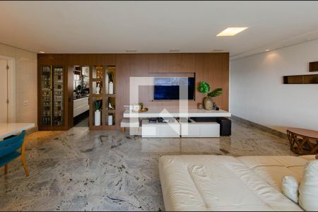 Sala de apartamento à venda com 4 quartos, 128m² em Buritis, Belo Horizonte