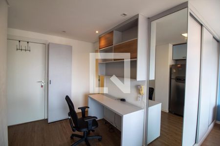 Sala - Studio de kitnet/studio para alugar com 1 quarto, 32m² em Brooklin, São Paulo