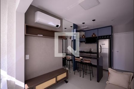 Sala  de apartamento para alugar com 2 quartos, 37m² em Ipiranga, São Paulo