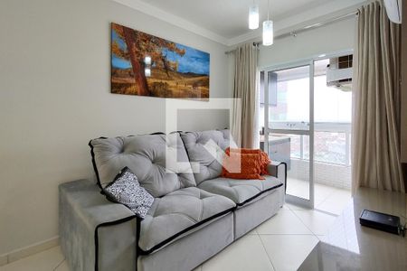 Sala de apartamento para alugar com 2 quartos, 60m² em Vila Tupi, Praia Grande