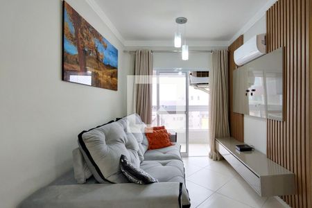 Sala de apartamento para alugar com 2 quartos, 60m² em Vila Tupi, Praia Grande