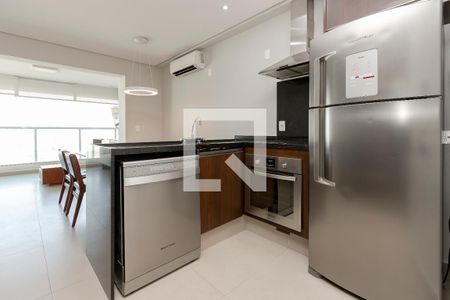 Cozinha de apartamento para alugar com 2 quartos, 58m² em Brooklin Paulista, São Paulo