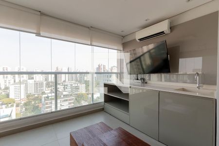 Varanda de apartamento para alugar com 2 quartos, 58m² em Brooklin Paulista, São Paulo