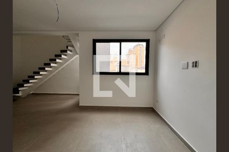 Sala de apartamento à venda com 3 quartos, 112m² em Vila Assunção, Santo André