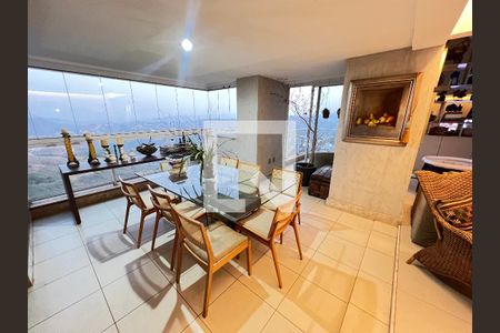 Sala de Jantar de apartamento à venda com 4 quartos, 220m² em Vila da Serra , Nova Lima