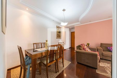 Sala de apartamento à venda com 3 quartos, 75m² em Vila Valparaíso, Santo André