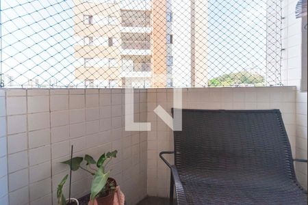 Varanda da Sala de apartamento à venda com 3 quartos, 75m² em Vila Valparaíso, Santo André