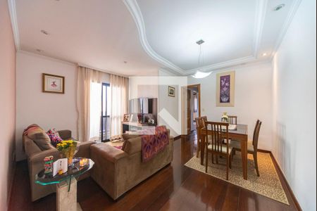 Sala de apartamento à venda com 3 quartos, 75m² em Vila Valparaíso, Santo André