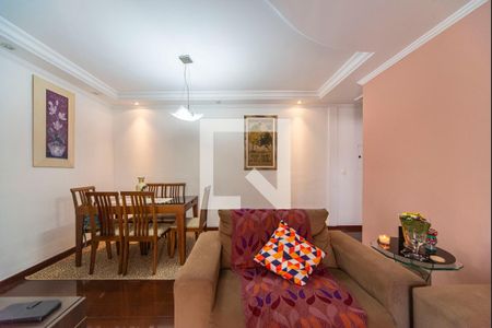 Sala de apartamento à venda com 3 quartos, 75m² em Vila Valparaíso, Santo André