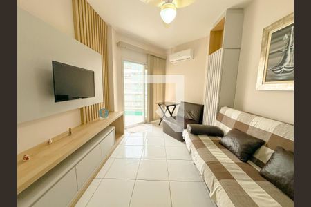 Sala de TV de apartamento para alugar com 1 quarto, 45m² em Ingleses Norte, Florianópolis