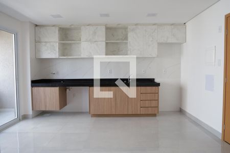 Sala/Cozinha de apartamento para alugar com 2 quartos, 55m² em Vila Rosa, Goiânia