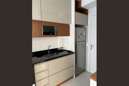 Sala/Cozinha de apartamento para alugar com 1 quarto, 28m² em Jardim Caravelas, São Paulo