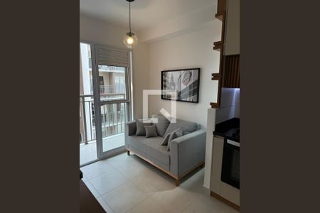 Sala/Cozinha de apartamento para alugar com 1 quarto, 28m² em Jardim Caravelas, São Paulo