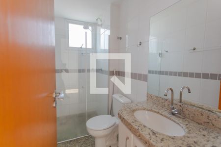 Banheiro da Suíte de apartamento à venda com 3 quartos, 90m² em Barroca, Belo Horizonte