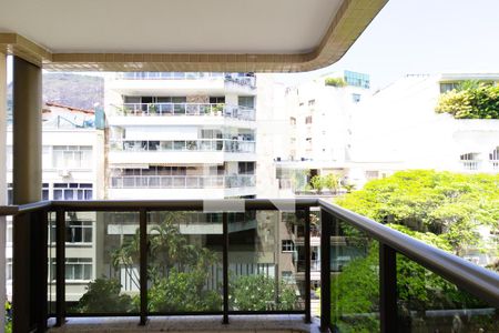 Detalhe da varanda da sala  de apartamento à venda com 2 quartos, 59m² em Lagoa, Rio de Janeiro