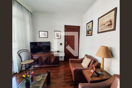 Sala de apartamento à venda com 3 quartos, 105m² em Anchieta, Belo Horizonte