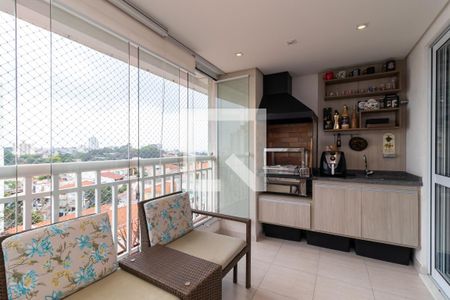 Varanda Gourmet de apartamento à venda com 3 quartos, 87m² em Vila Dom Pedro Ii, São Paulo